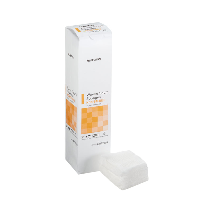 McKesson Gauze Sponge, 2 x 2 Inch, 12-Ply (Case of 8000)
