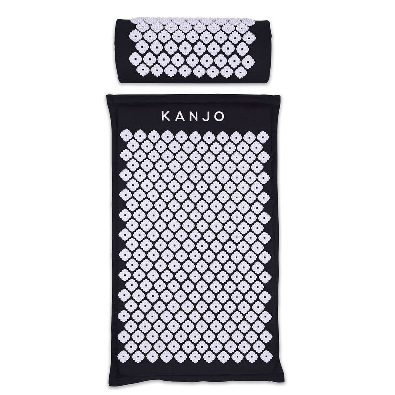 Acutens Inc Kanjo Memory Foam Acupressure Mat Set, Black (8/CS) 