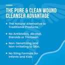 Pure & Clean Wound Cleanser, 8-ounce Pump Bottle (Box of 12 Bottles)