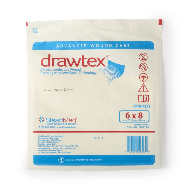 Urgo Medical North America LLC Drawtex nonadherent Dressing, 6 x 8 Inch (10/BX) 