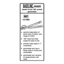 Baseline 180° Head Plastic Goniometer, 6 Inch Arms (Each)