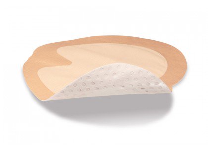 Mediusa Eclypse Adherent Sacral Super Absorbent Dressing, 6-1/2 x 7-1/2 Inch (10/BX) 