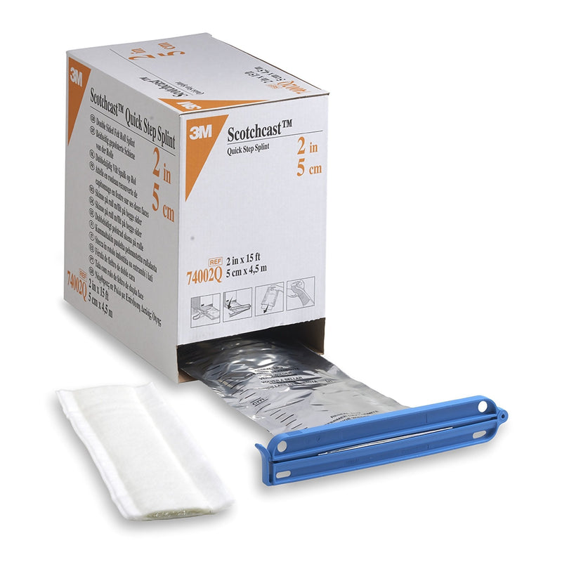 Solventum Corporation 3M Scotchcast Quick Step Double Sided Felt Splint Roll, 2 Inch x 15 Foot (2/CS) 