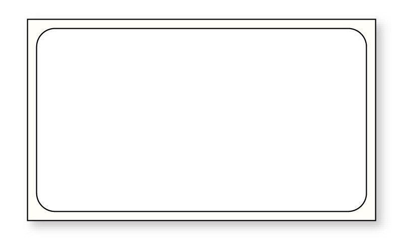 Blank Label Tape Printer Label White Paper 1-1/4 X 2-1/4 Inch (Case of 2160)