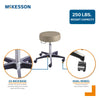 McKesson Round Pneumatic Exam Stool, Beige, without Backrest (Each)