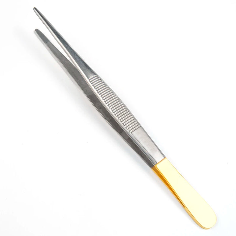 Sklar TC Potts-Smith Dressing Forceps Serrated - 6", Straight, Serrated - 51-3460