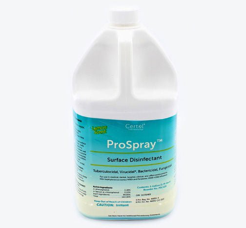 Surface Disinfectant Cleaner ProSpray Antimicrobial Manual Pour Liquid 1 gal. Jug Lemon Scent NonSterile (Case of 4)