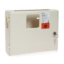 McKesson Brand McKesson Prevent Sharps Collector Wall Cabinet, 12¼ x 4¾ x 10 Inch (2/CS) 