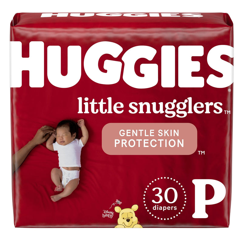 Kimberly Clark Huggies Little Snugglers Diaper, Preemie (180/CS) 