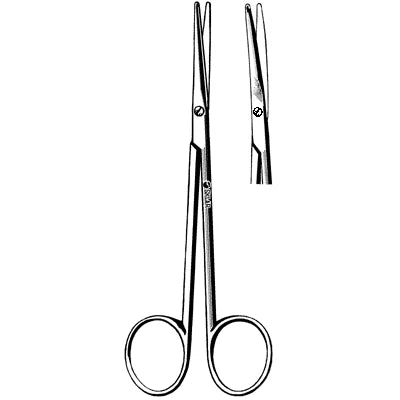 Sklarlite XD Metzenbaum-Lahey Dissecting Scissors - 5-3/4", Curved, Blunt/Blunt, Extra Light and Extra Delicate - 23-1179