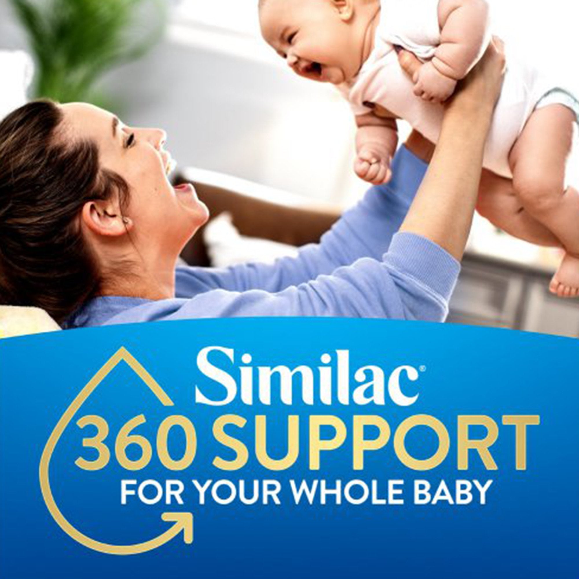 Abbott Nutrition Infant Formula Similac 360 Total Care Unflavored 8 oz. Bottle Liquid (24/CS)