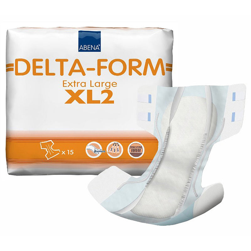 Abena Delta-Form XL2 Incontinence Brief, Extra Large (Case of 60)