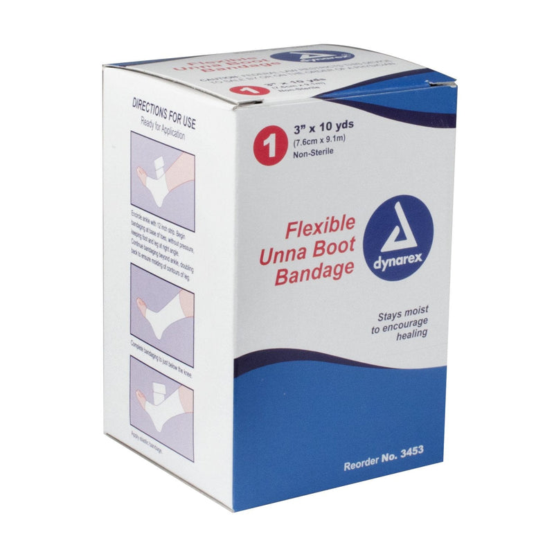 Dynarex dynarex Unna Boot Bandage, 3 Inch x 10 Yard (12/CS) 