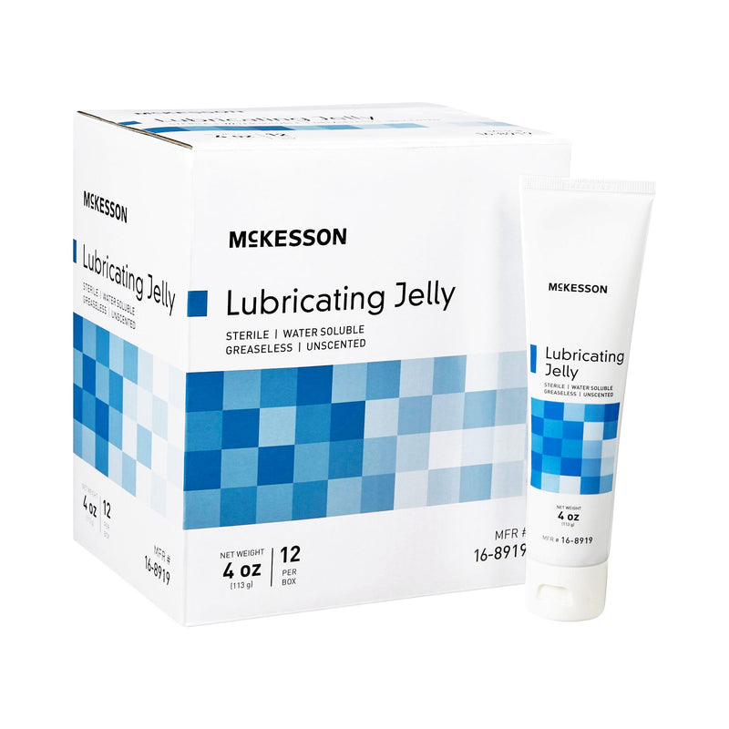 McKesson Lubricating Jelly, 4-ounce Tube (Case of 72)