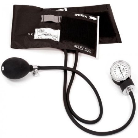 Prestige Medical Aneroid Sphygmomanometer Unit Adult Cuff Arm Nylon Cuff 25 to 40 cm Palm Aneroid 
