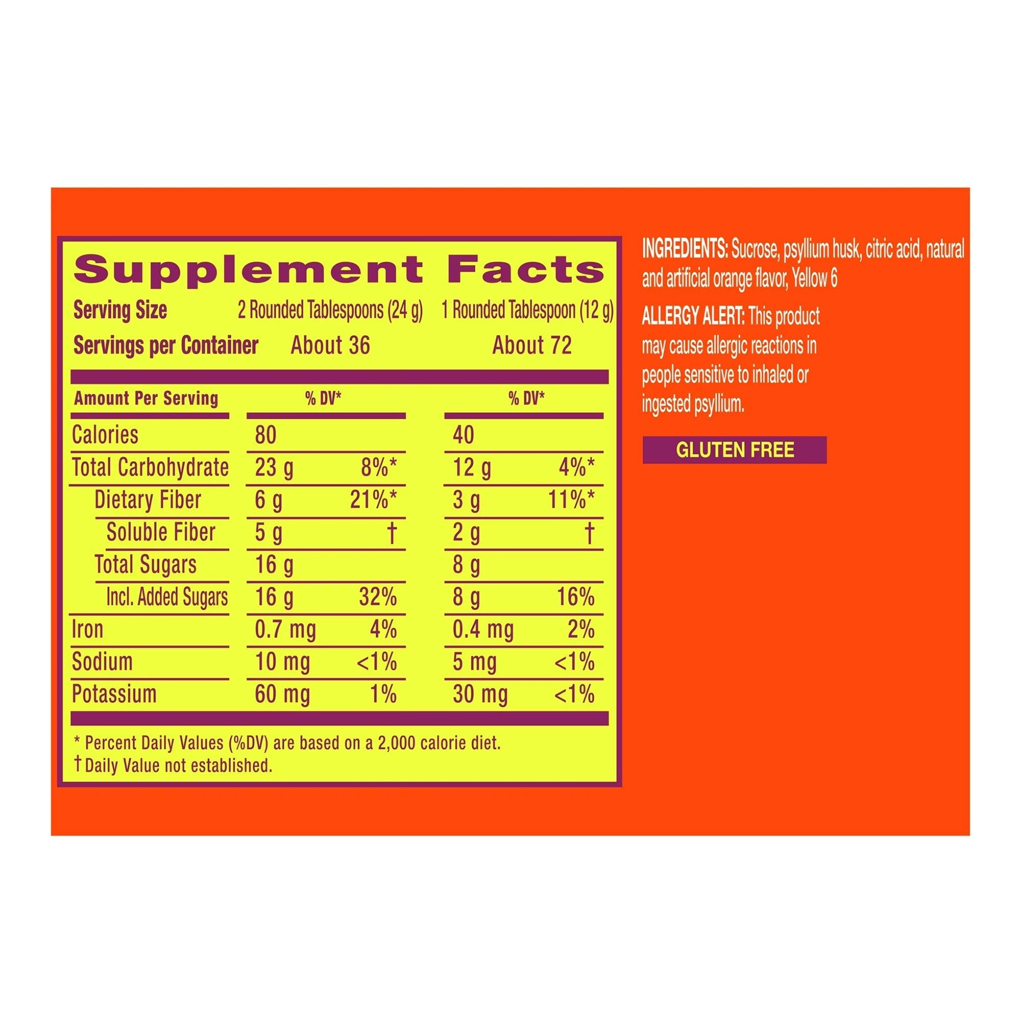 Procter & Gamble Metamucil Psyllium Husk Fiber Supplement 