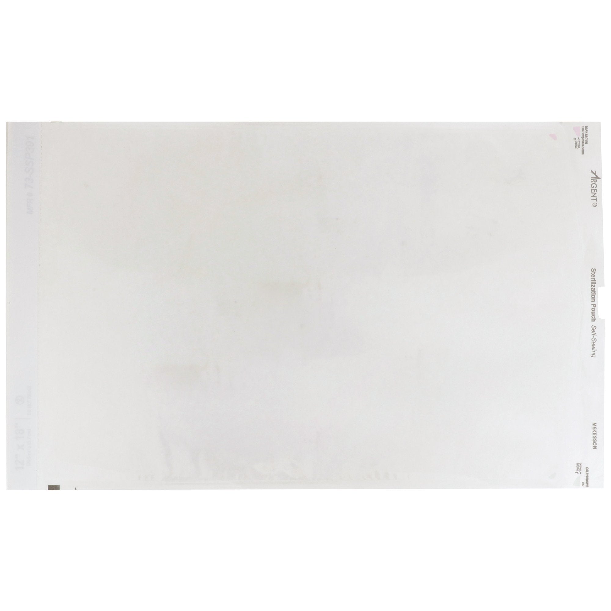 McKesson Brand McKesson Argent Sure-Check Sterilization Pouch, 12 x 18 Inch (5/CS)