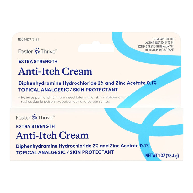 McKesson Brand Foster & Thrive 2% Diphenhydramine HCl Itch Relief Cream 
