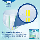 Essity HMS North America Inc Tena ProSkin Stretch Super Incontinence Brief, Medium (2/CS) 