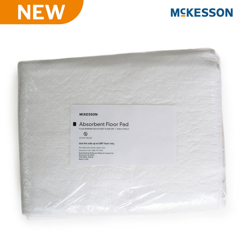 Anti-Static Anti-Fatigue Floor Mat McKesson 28 Inch X 40 Foot Heavy Absorbency White Spunbond / Melt-Blown Polypropylene (Case of 30)
