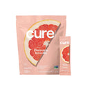 Cure Electrolyte Drink Mix made with Coconut Water, Grapefruit, 7.7-gram Packets (Case of 168)