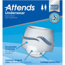 Attends Extra Absorbency Underwear, Medium (Case of 4 Bags)