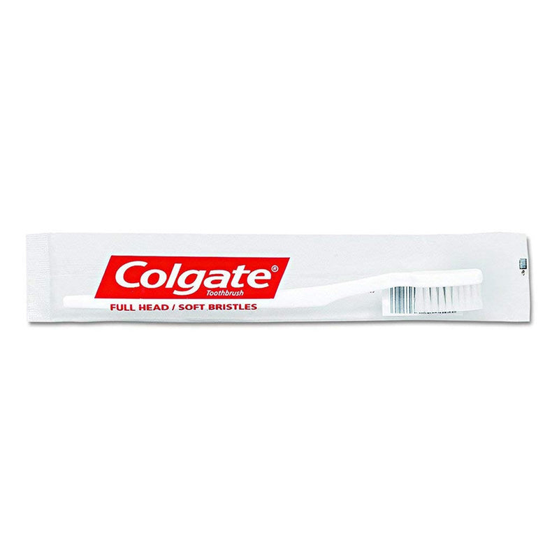 Colgate Colgate White Toothbrush, Full Head, Soft Bristles (144/CS) 