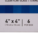 McKesson Glass Unlabeled Sundry Jar, 4 x 4 in (Box of 6)