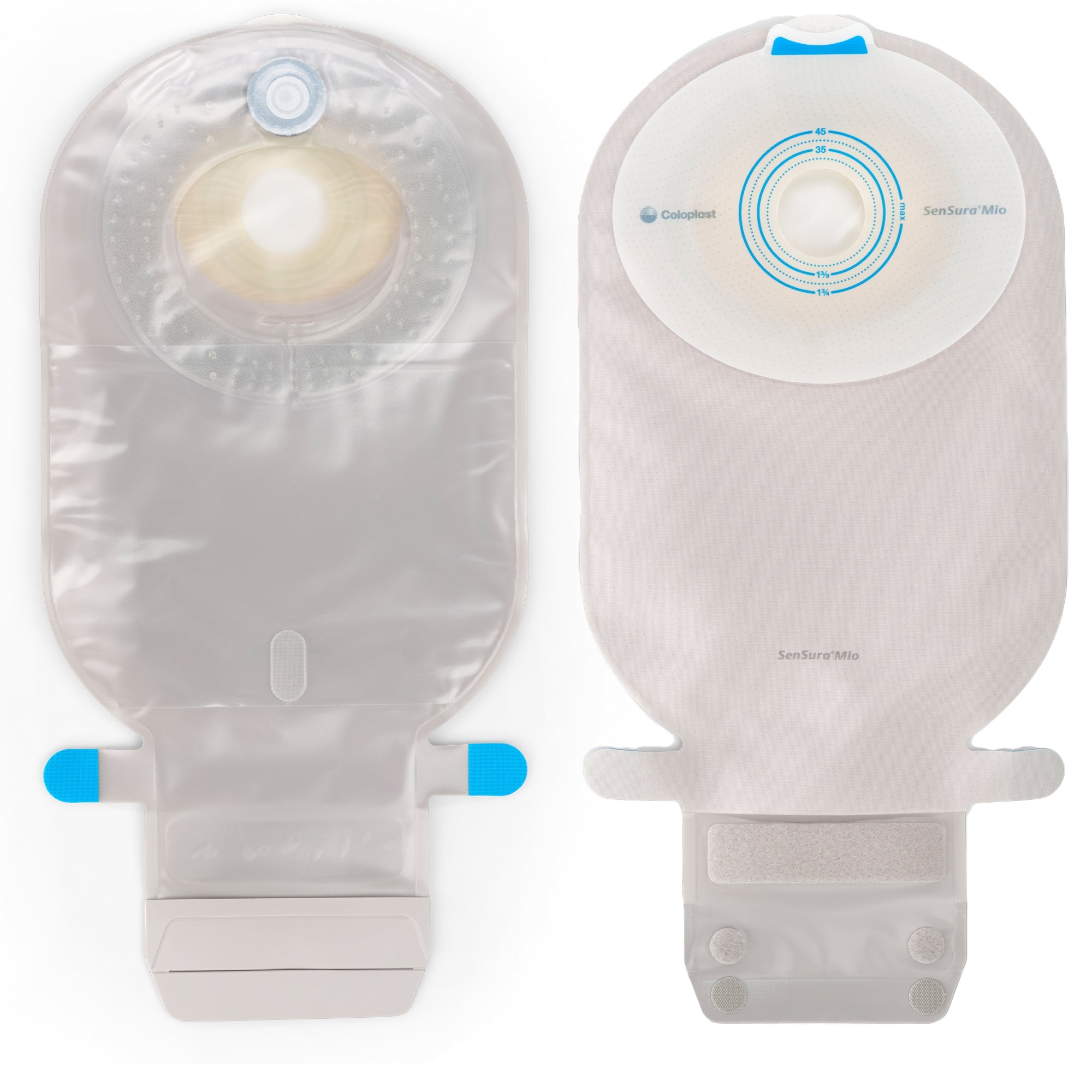 Coloplast SenSura Mio Flat 1-Piece Transparent Ostomy Pouch, 25 mm Stoma (10/BX) 