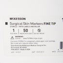 Skin Marker with Ruler and Labels McKesson Gentian Violet Ink Sterile Full Size Fine Tip (Box of 50)