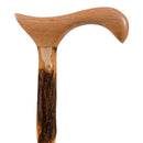 Mabis Healthcare Brazos Twisted Hickory Derby Rustic Walking Cane, 34-Inch Height 