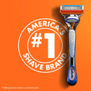 Personal Razor with Lubricating Strip Gillette Fusion5 Double Edge 5 Blade NonSterile Reusable (Each)