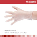 McKesson Confiderm Vinyl Exam Glove, Extra Large, Clear (Box of 50)