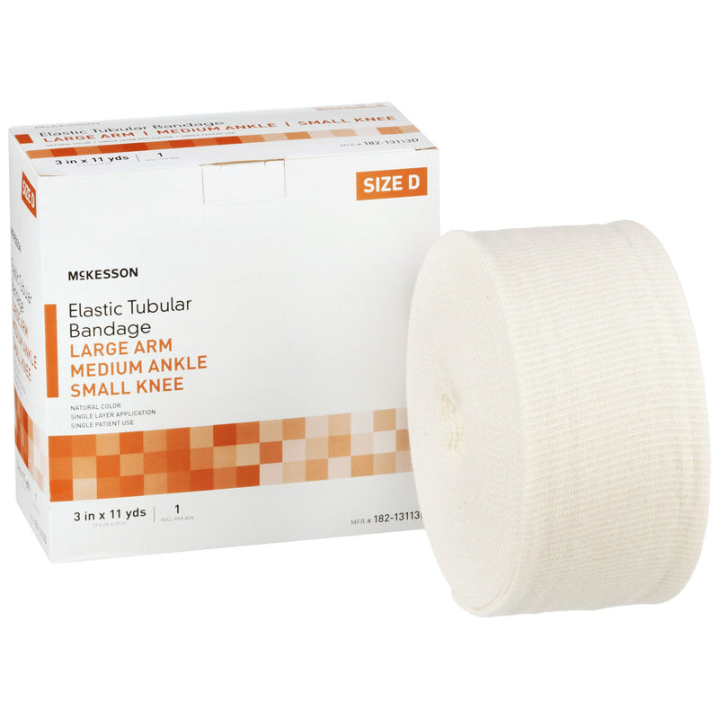 McKesson Elastic Tubular Support Bandage, 3 Inch x 11 Yard (Case of 18 Boxes)