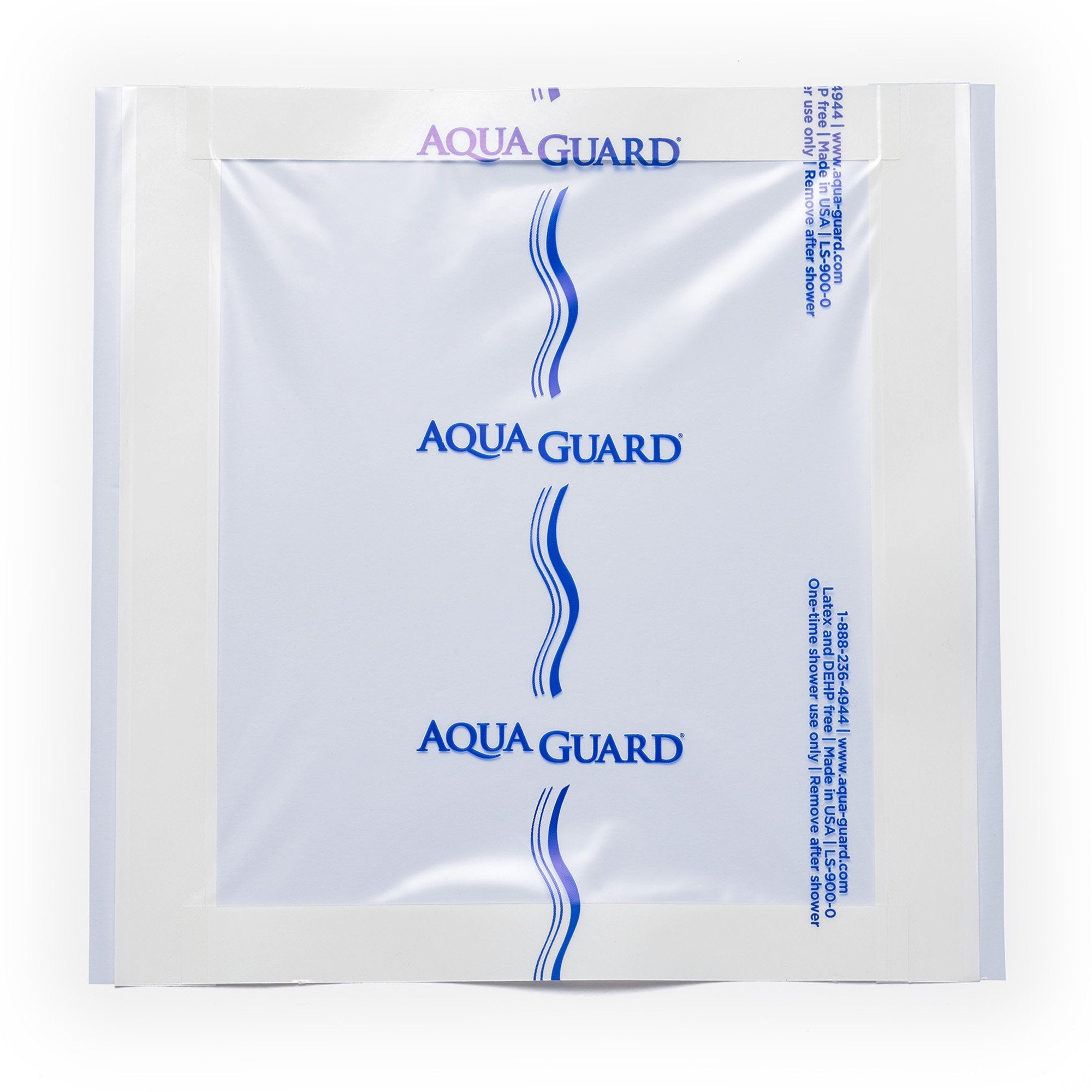 Tidi Products IV Site Barrier Protector AquaGuard Shower Sheet 9 X 9 Inch Square NonSterile (5/PK) 
