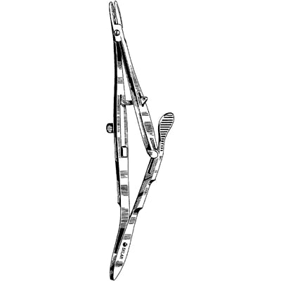 Sklar Castroviejo-Kalt Needle Holder - 5-1/2", Serrated - 65-6055 