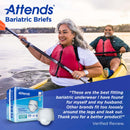 Attends Healthcare Products Attends Bariatric Protective Underwear, 2X-Large (48/CS) 