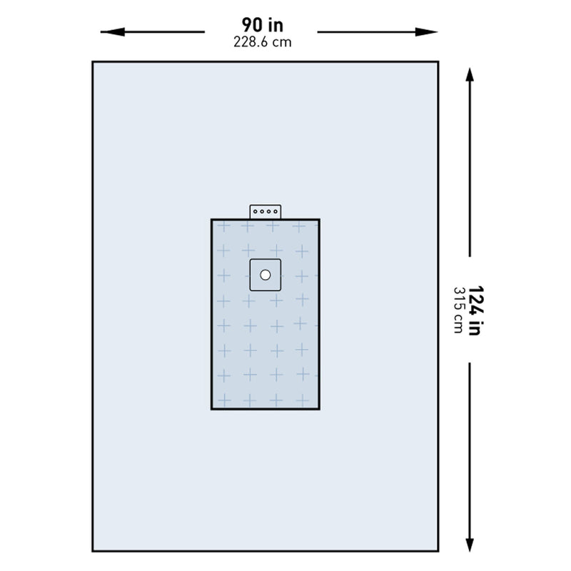 McKesson Sterile Universal Extremity Drape, 90 x 124 Inch (Case of 10)