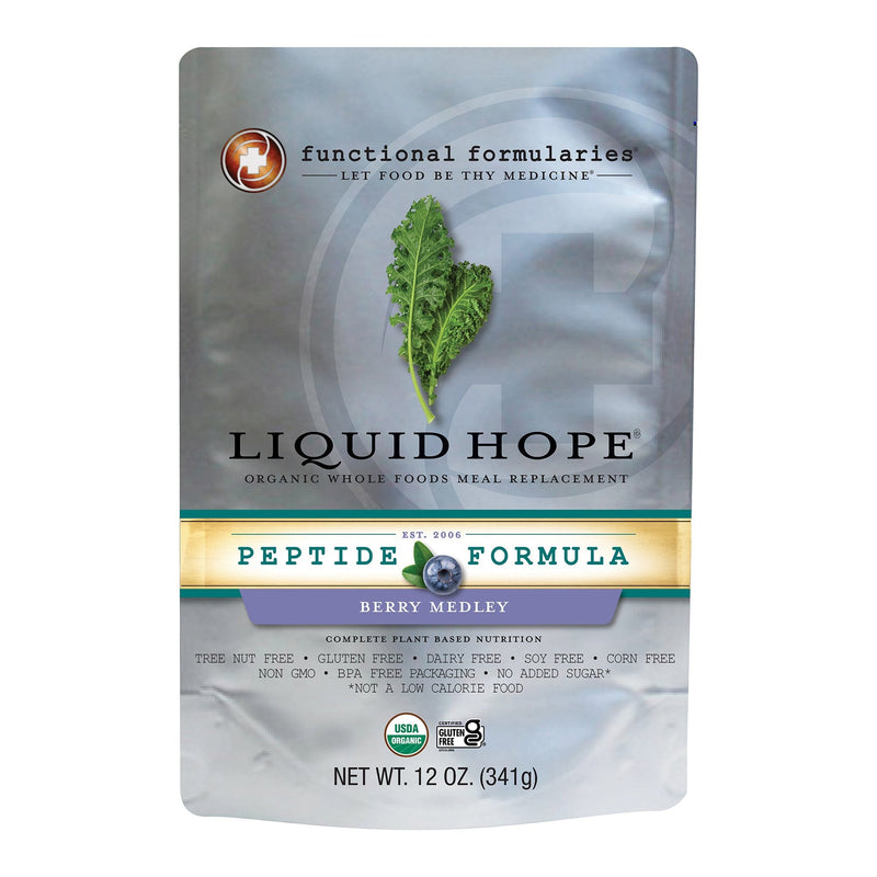 Nutritionals Medicinals Oral Supplement Liquid Hope Peptide Formula Berry Medley Flavor Liquid 12 oz. Pouch (24/CS) 