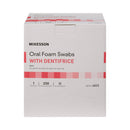 McKesson Brand McKesson Oral Swabstick Foam Tip Dentifrice, 5 Inch, Mint, Pink (1000/CS) 