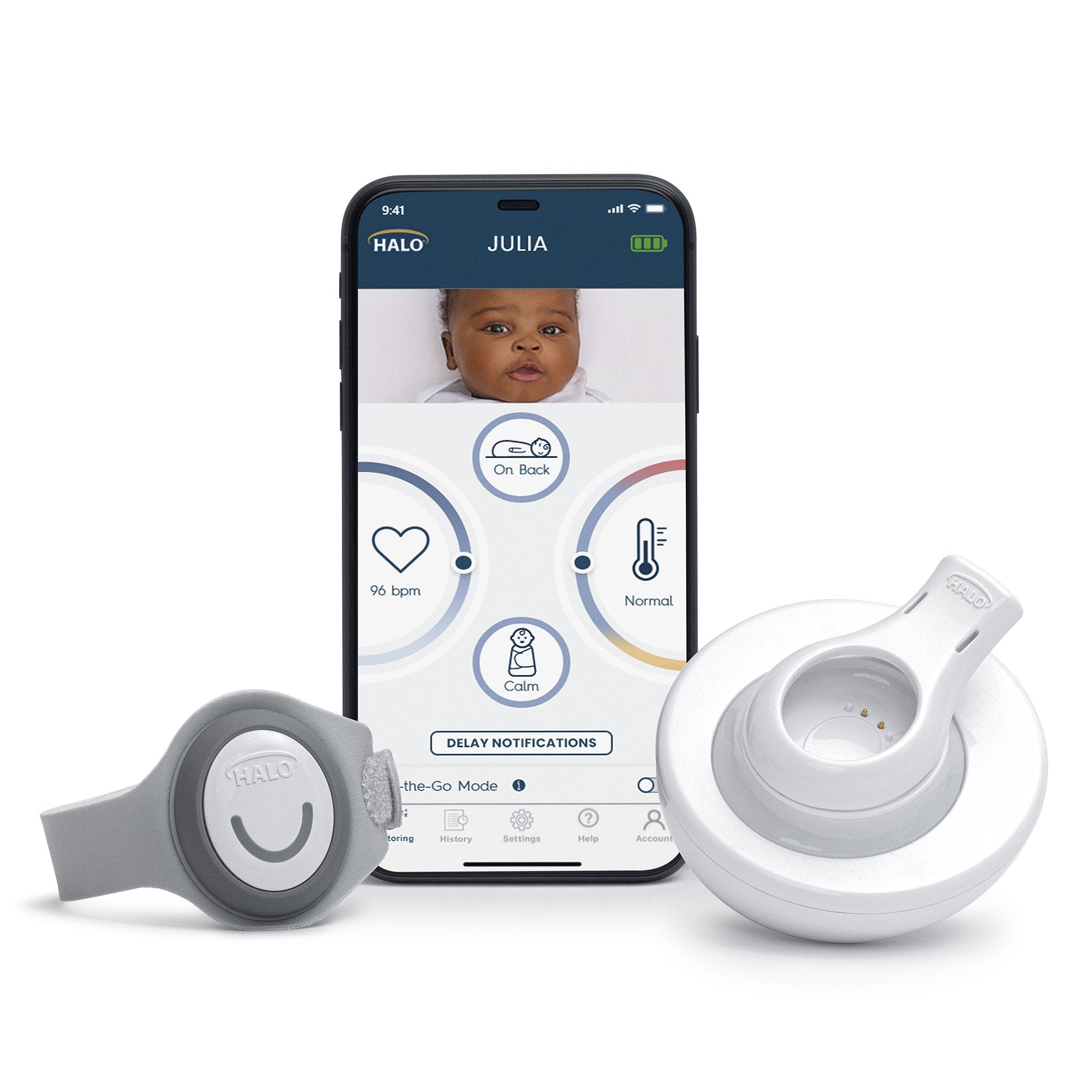 Halo Dream Inc Baby Monitor Halo Sleepsure Battery Operated Touchscreen Display (4/CS) 