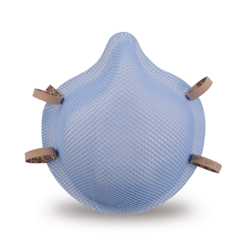 Moldex-Metric Moldex Medical N95 Particulate Respirator / Surgical Mask, Large, Blue (160/CS) 