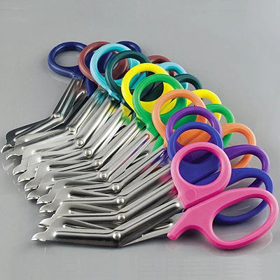 Econo Sterile Multi-Cut Utility Scissors - 7", Yellow, Disposable, CS 25 - 96-1220 