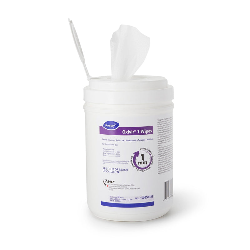 Diversey Oxivir 1 Hydrogen Peroxide Surface Disinfectant Wipes (160/CT)