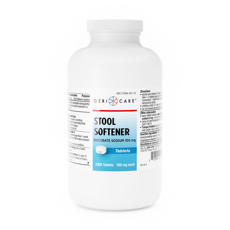 Geri-Care Docusate Sodium Stool Softener (Case of 12000)