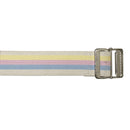 SkiL-Care Heavy-Duty Gait Belt with Metal Buckle, Pastel Stripes, 72 Inch (Each)