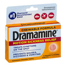 Dramamine Motion Sickness Antiemetic Dual Action Chewable Tablets Orange (Box of 8)