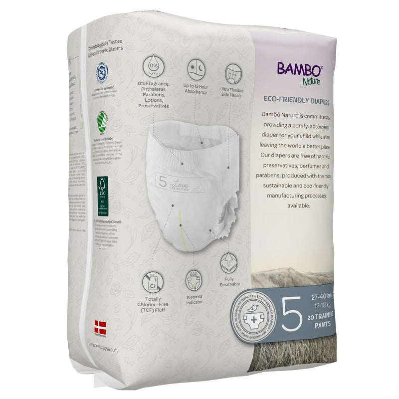 Bambo Nature Dream Training Pants, Size 5 (Bag of 20)