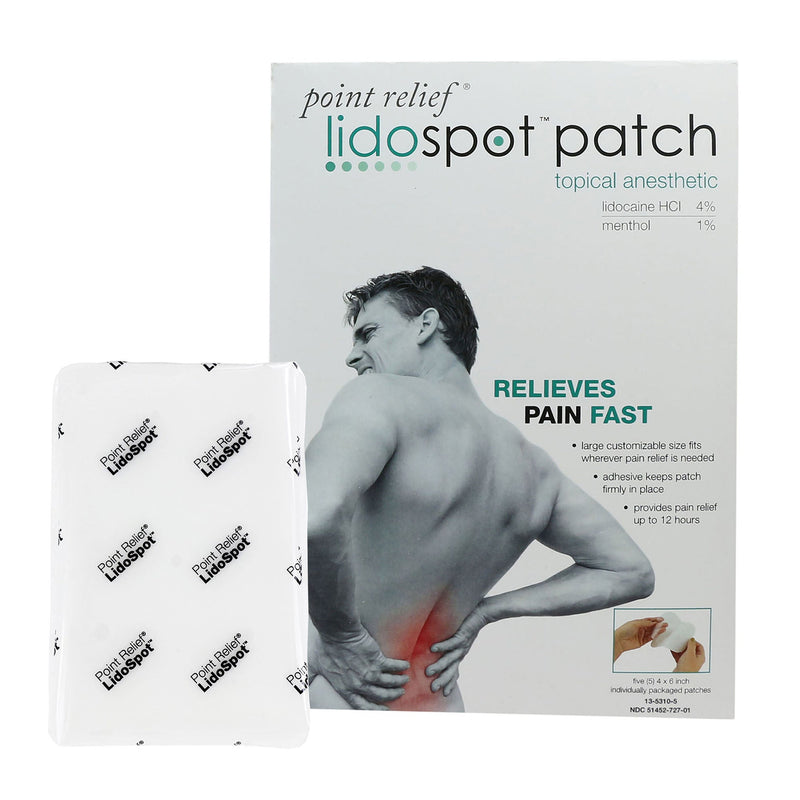 LidoSpot Topical Pain Relief (Box of 20)