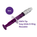 Oral Medication Syringe ENFit O-Ring 5 mL Enfit Tip Without Safety (Box of 25)